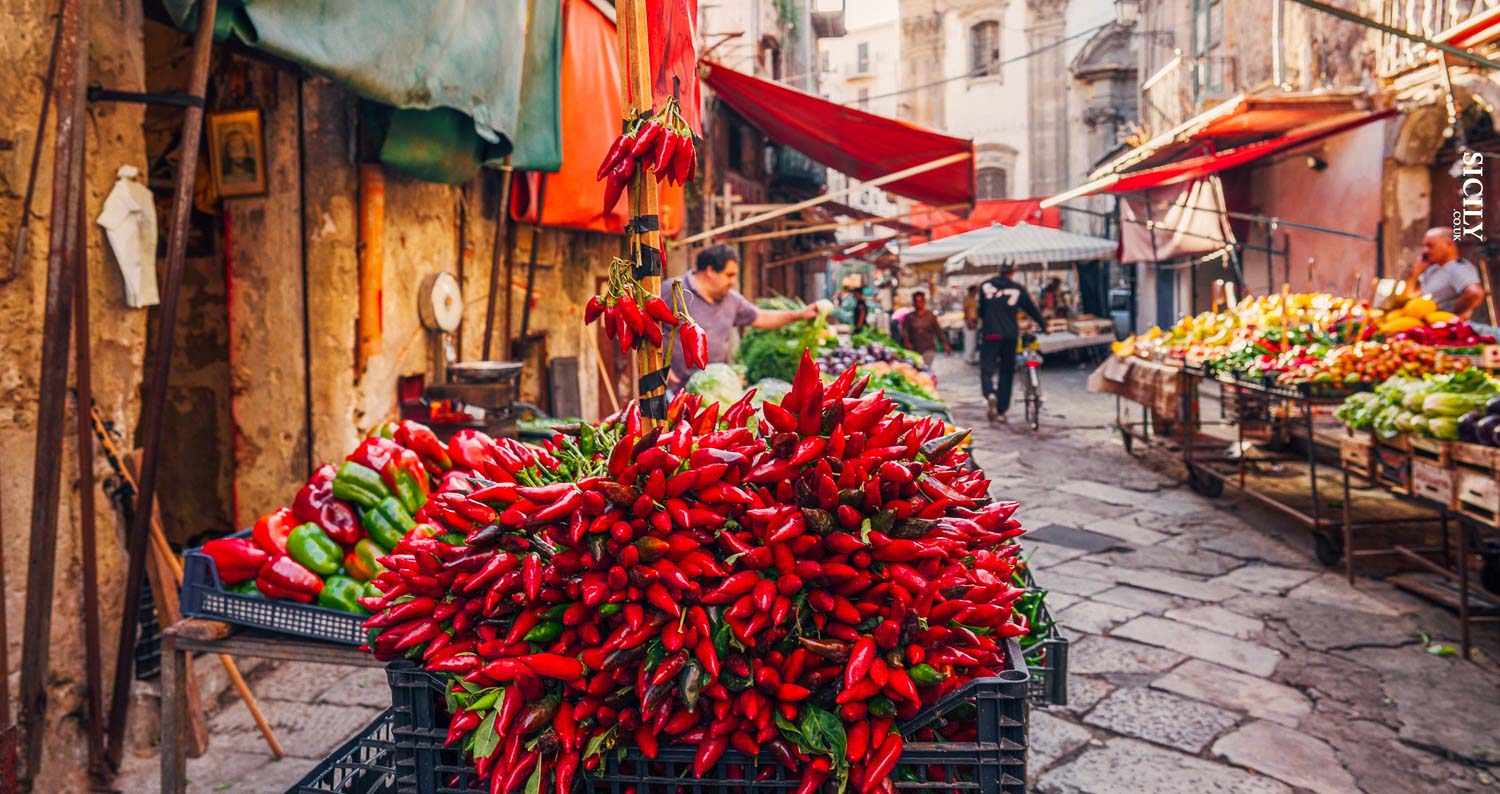 food and wine palermo street markets