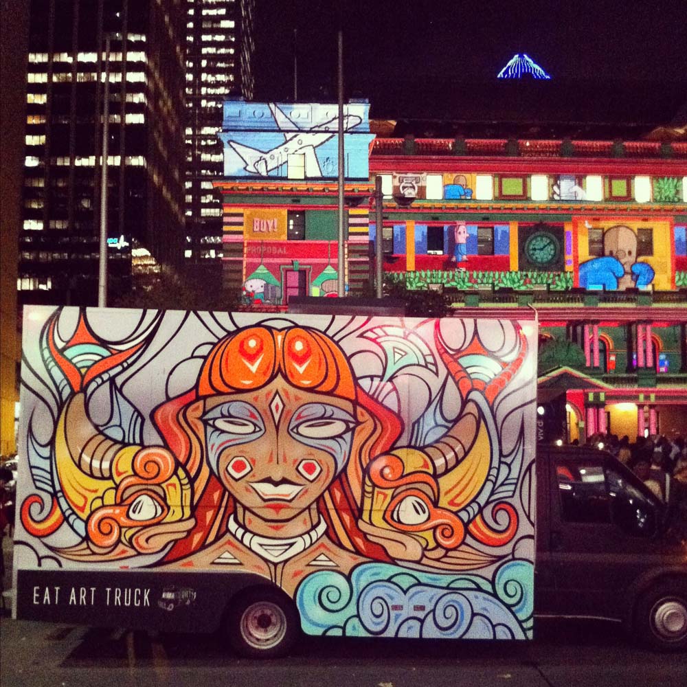 eat art truck australija