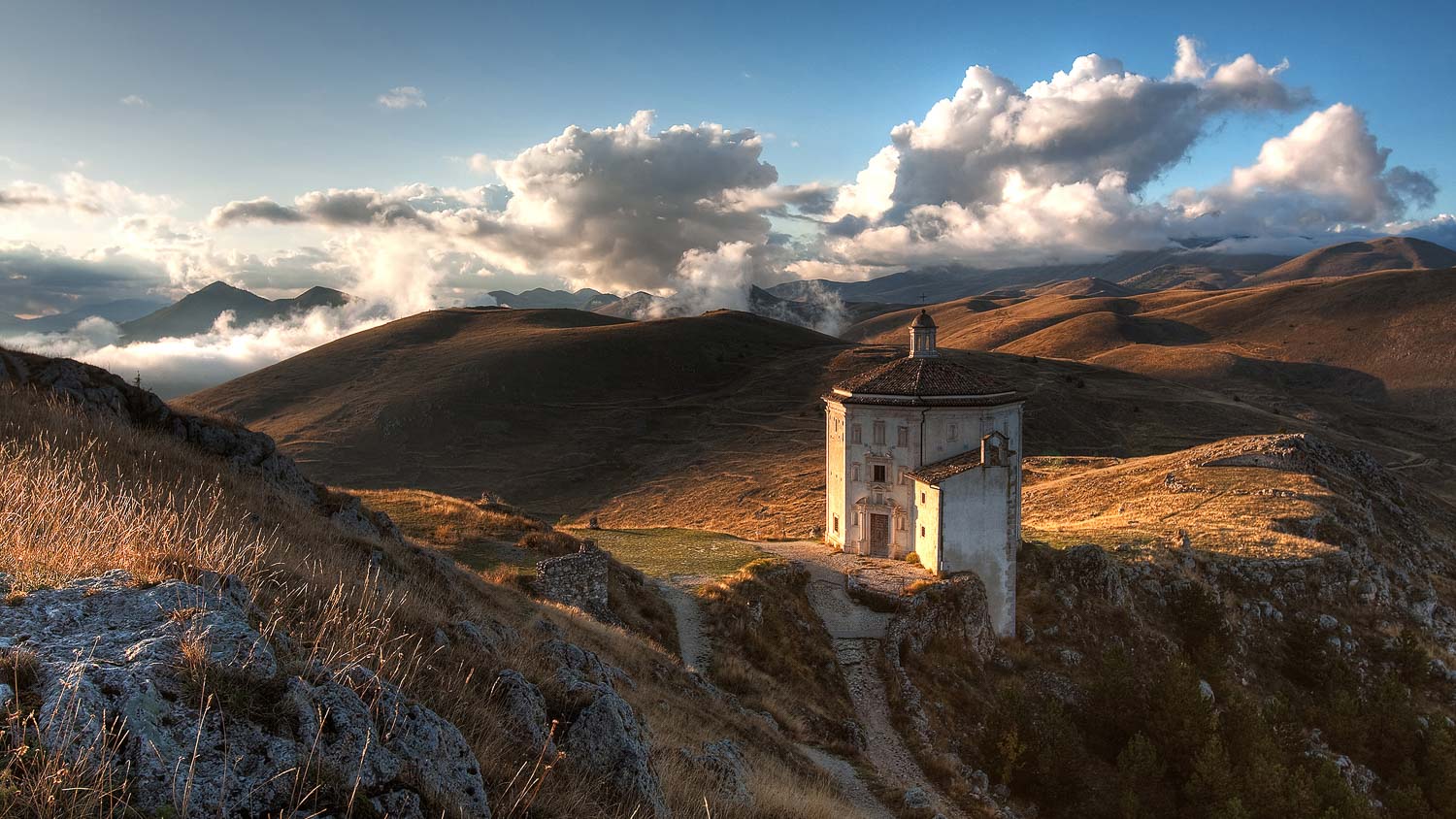 oratory of santa maria della pieta in rocca calascio abruzzo by giovanni di gregorio