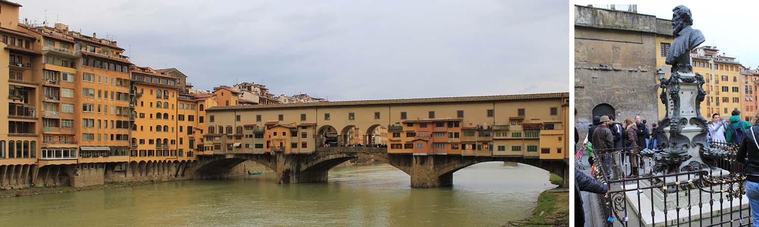 Love locks on Ponte Vecchio in Florence2 copy