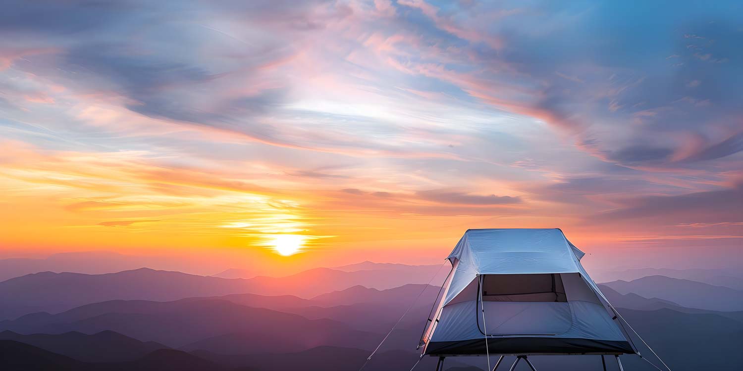 remote mountain sunset rooftop tent dramatic cloudscape concept outdoor photoshoot sunset photography mountain views rooftop tent dramatic cloudscape