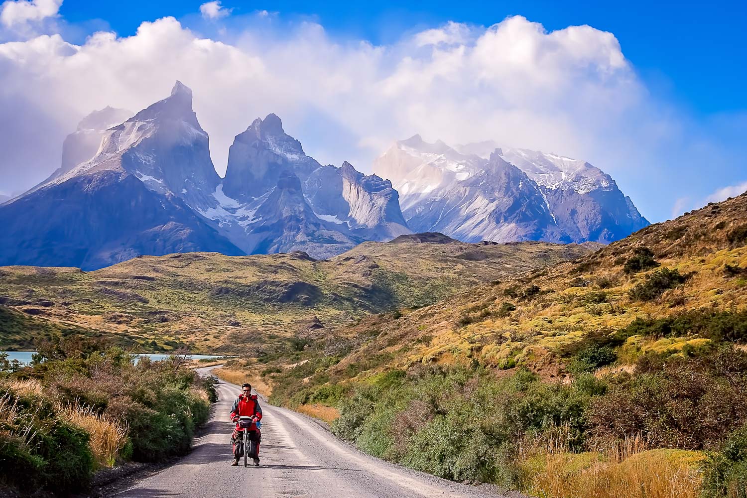 cile žcycling front cuernos del paine