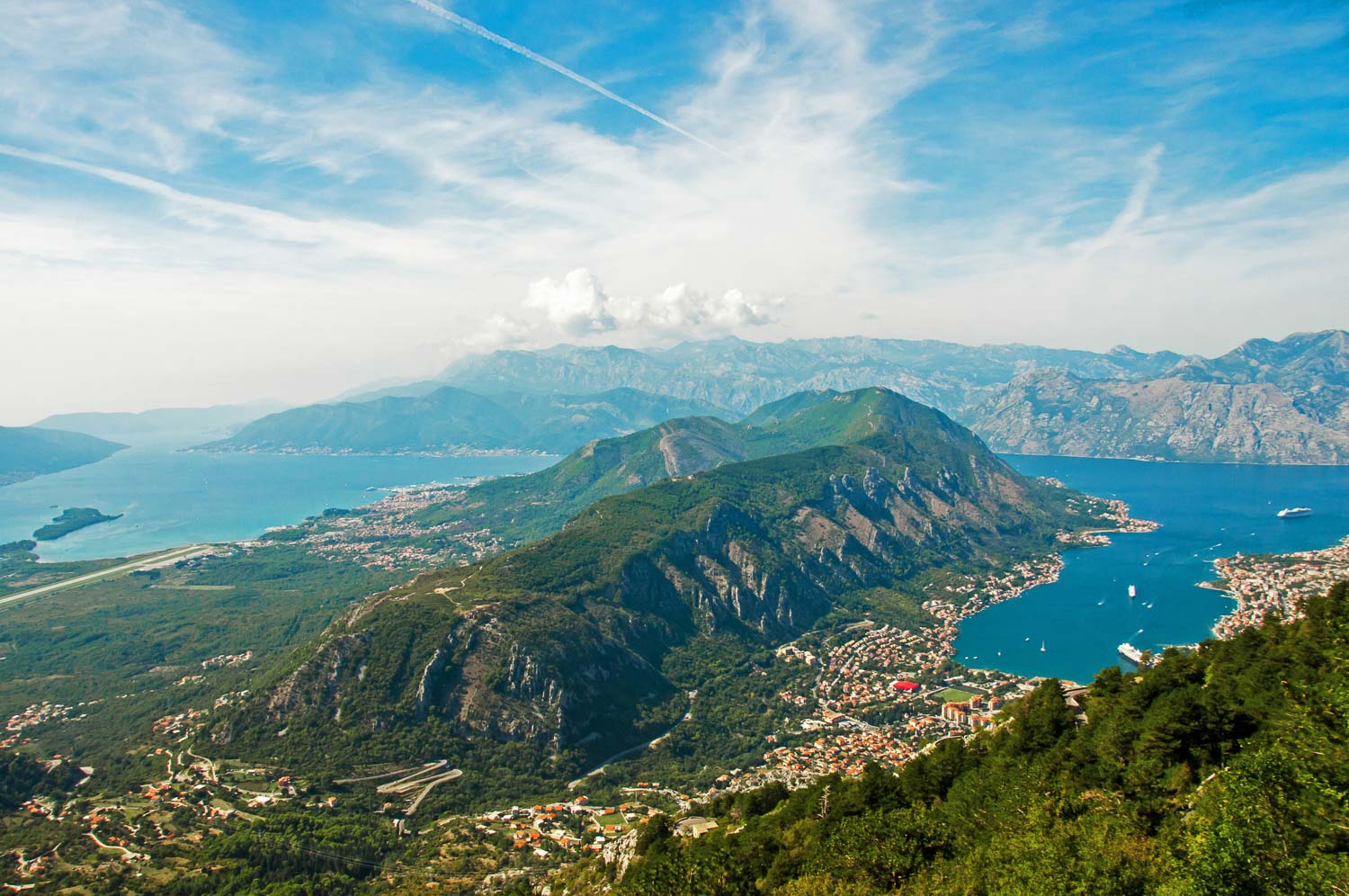 freepik nice top view kotor bay montenegro summer autumn beautiful copy