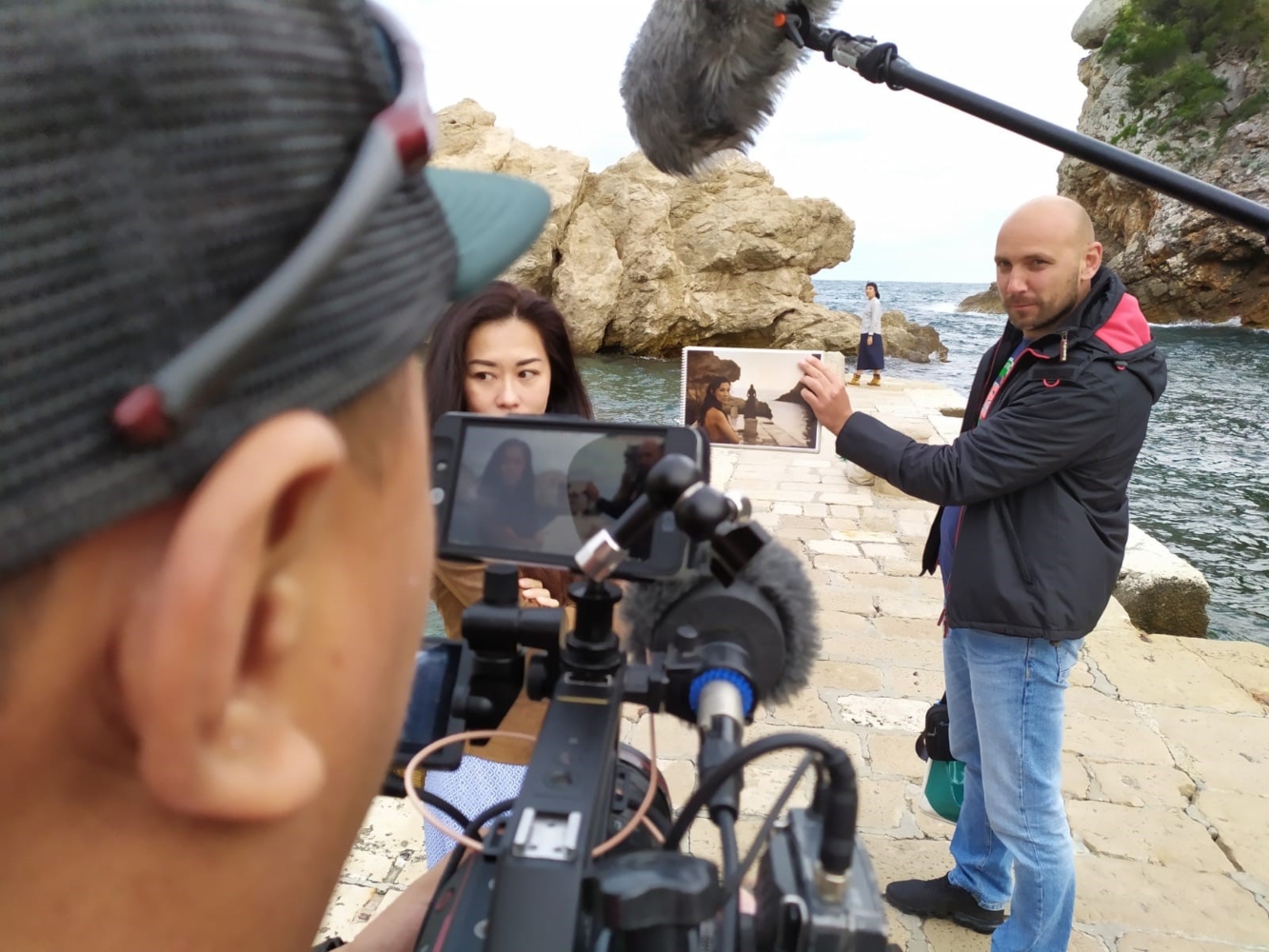 Ivan Vukovic sa jednom od svjetskih TV ekia koje su radile reportaze o GoT u Dubrovniku